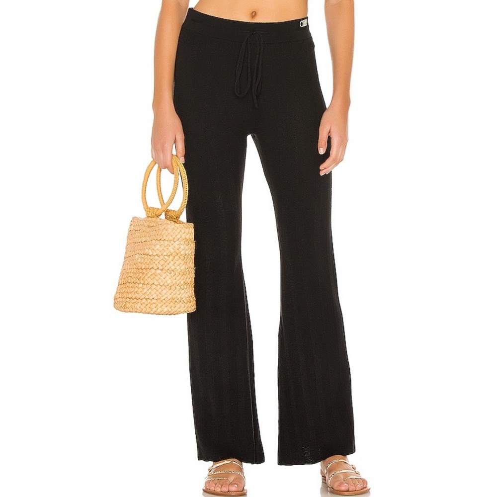 Solid and Striped Knit Pants